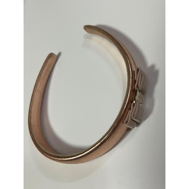 Ferragamo フェラガモ ピンクゴールド ヴァラ カチューシャ 値下げレア Ferragamo フェラガモ ピンクゴールド ヴァラ カチューシャ 値下げレア