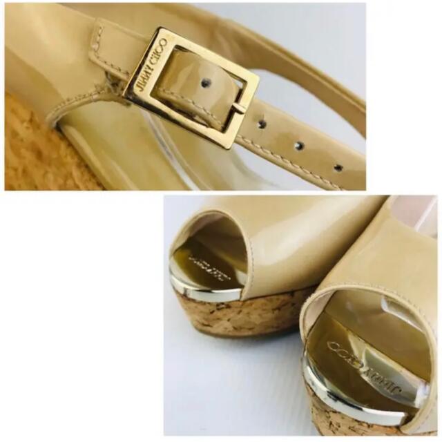 JIMMY CHOO - 美品☆ジミーチュウ・パテントレザー メタルトゥ