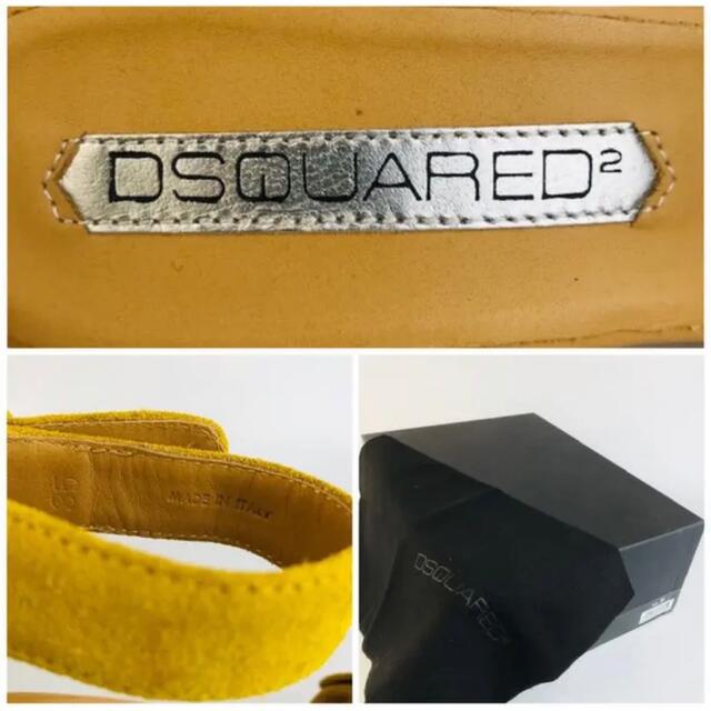 DSQUARED2(ディースクエアード)の新品未使用★ディースクエアード・スエードレザー アンクル サンダル(35) レディースの靴/シューズ(サンダル)の商品写真