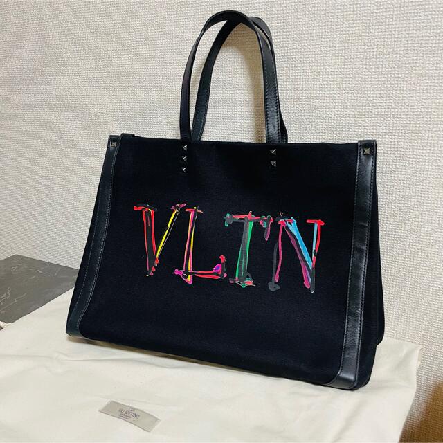 《 美品 》ヴァレンティノ VLTN トートバッグ バック メンズバック 布袋付