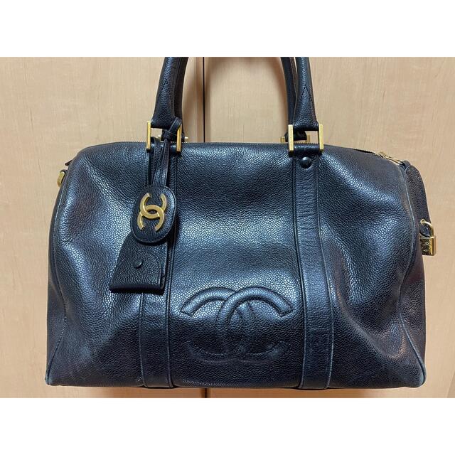 驚きの値段 CHANEL - Yuka♡シャネル♡キャビアスキンショルダー付き
