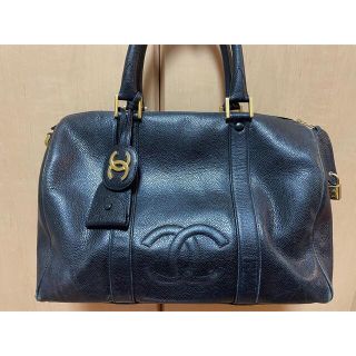 シャネル(CHANEL)のYuka様専用♡シャネル♡キャビアスキンショルダー付きボストンバッグ(ボストンバッグ)