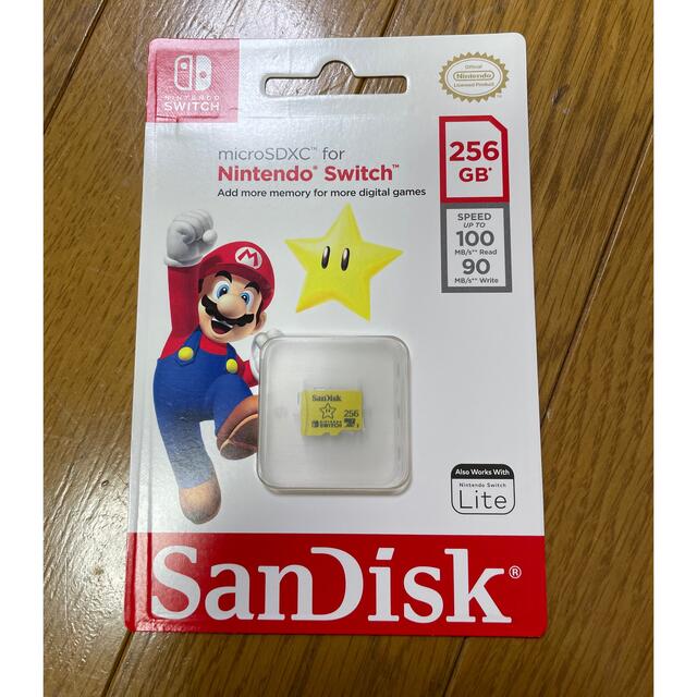 SanDisk(サンディスク)のSwitch対応　sdカードSandisk 256GB スマホ/家電/カメラのPC/タブレット(PC周辺機器)の商品写真