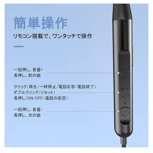 ❤️大特価❤️2022新版 ワイヤレスイヤホン ノイズキャンセリング スマホ/家電/カメラのオーディオ機器(ヘッドフォン/イヤフォン)の商品写真