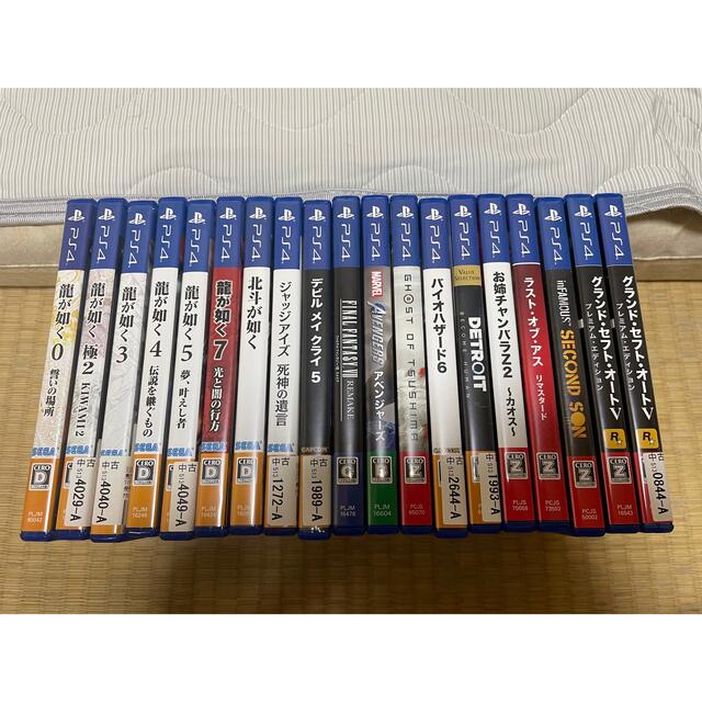 PS4ソフトまとめ売り 19本