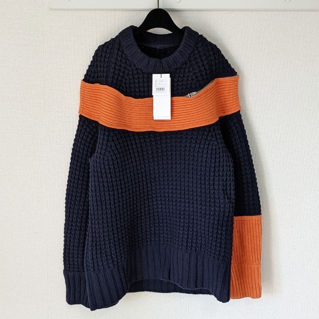 人気No.1】 sacai サイズ2 KNIT ATTACHMENT ZIP sacai タグ付き ...