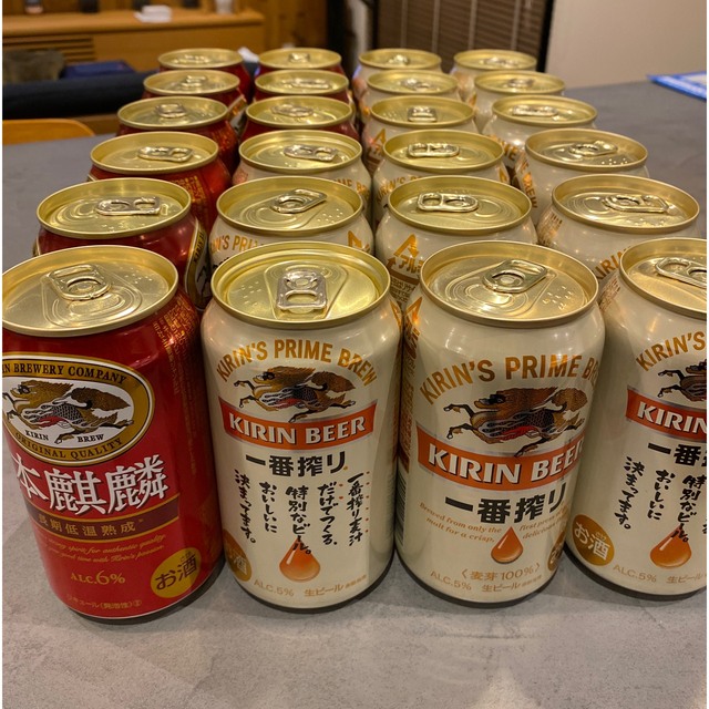 キリン(キリン)のラグナロク様専用　キリン一番搾り&本麒麟　合計48缶 食品/飲料/酒の飲料(その他)の商品写真