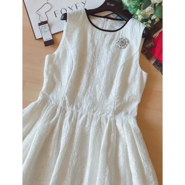 極美品!FOXEY総プリントフラワーワンピース 40 Rene