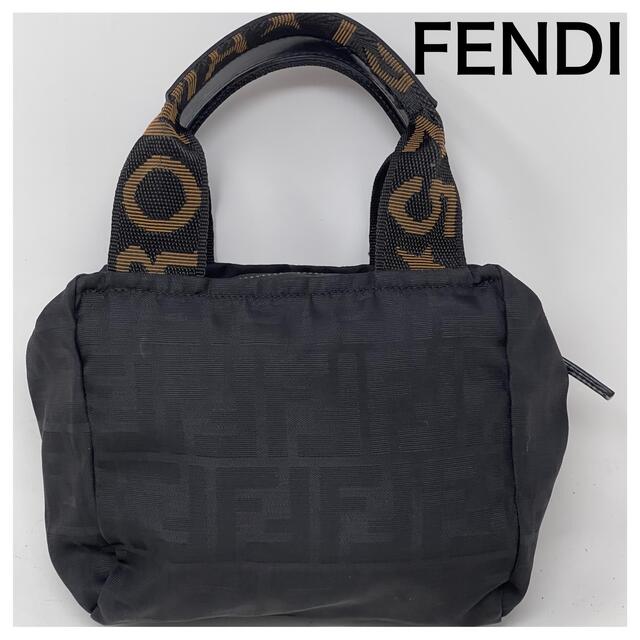 レアカラー FENDI フェンディ ズッカ柄 ミニハンドバッグ ミニボストン