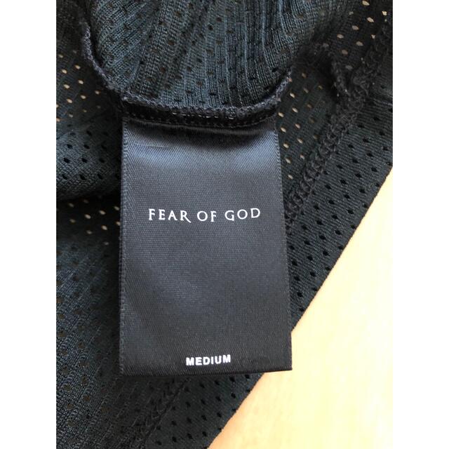FEAR OF GOD(フィアオブゴッド)の【正規品】FEAR OF GODメッシュ ベースボールtシャツ　Mサイズ メンズのトップス(Tシャツ/カットソー(半袖/袖なし))の商品写真