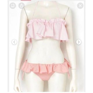 スナイデル(SNIDEL)の【新品.未使用】♡スナイデル♡フリル水着♡ピンク♡(水着)