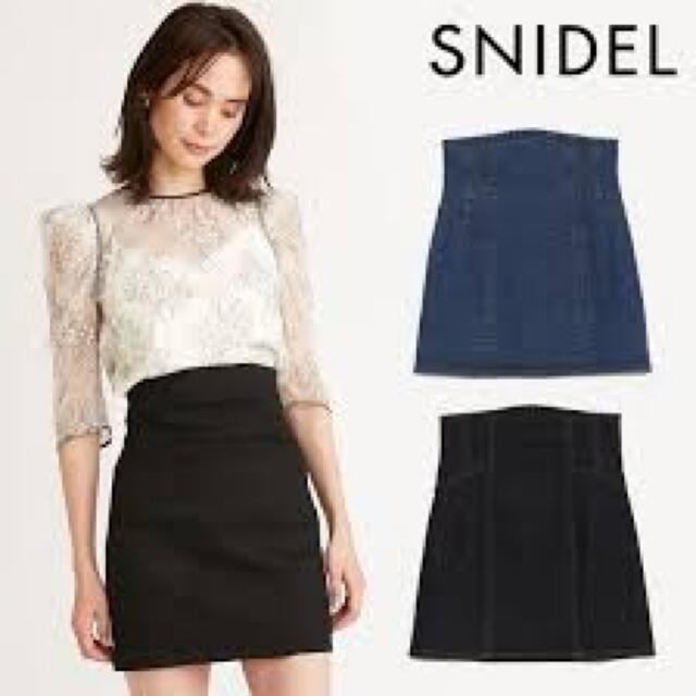 snidel デニムミニスカート