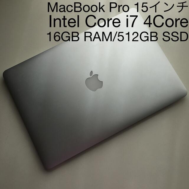 ノートPC Apple - Apple MacBook Pro MGXC2J/A i7 16GB/512GB