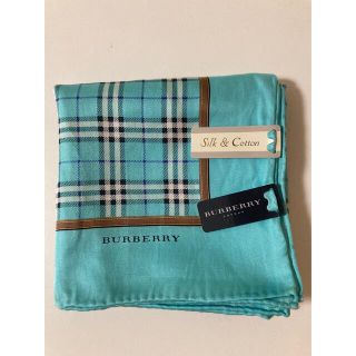 バーバリー(BURBERRY)のBurberrys バーバリー ハンカチ　シルク&コットン(ハンカチ)