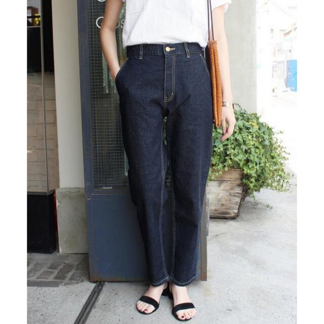 SLOBE IENA  LE DENIM テーパードデニムパンツ 3