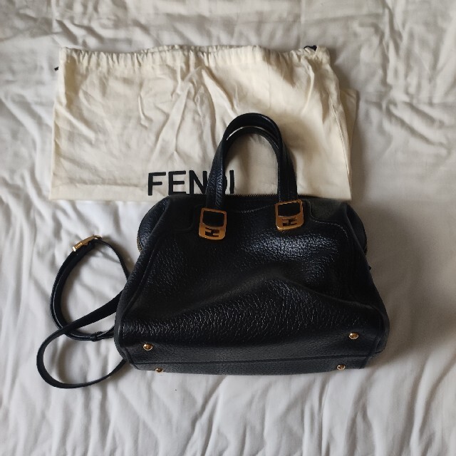 極希少✨フェンディ　FENDI カメレオン　ハンドバッグ　2way ゴールド金具