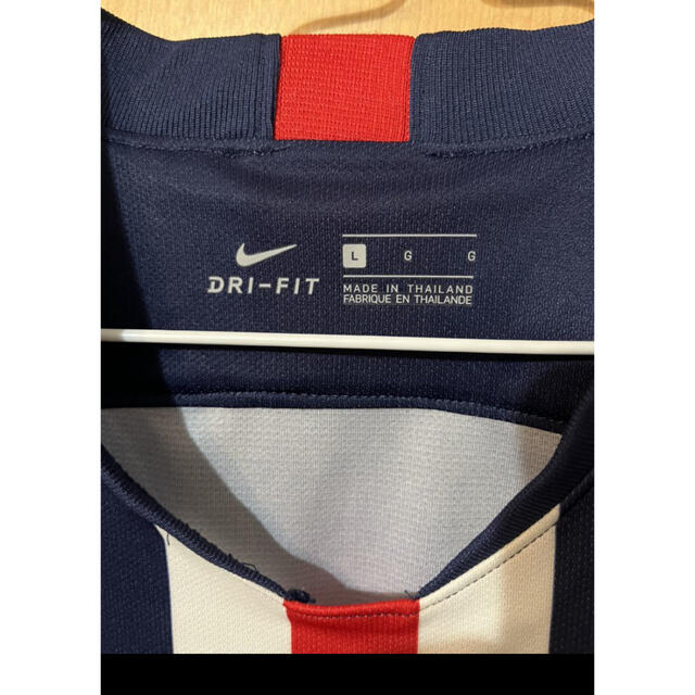 Paris Saint-Germain(パリサンジェルマン)のNIKE パリサンジェルマン ユニフォームLサイズ スポーツ/アウトドアのサッカー/フットサル(ウェア)の商品写真