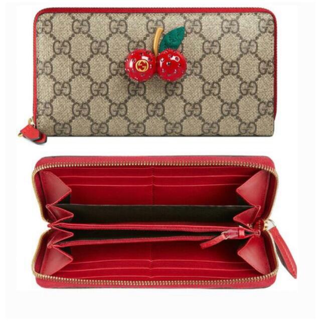 人気TOP Gucci GUCCI♡チェリー付きGG長財布 - 長財布 - kajal.pl