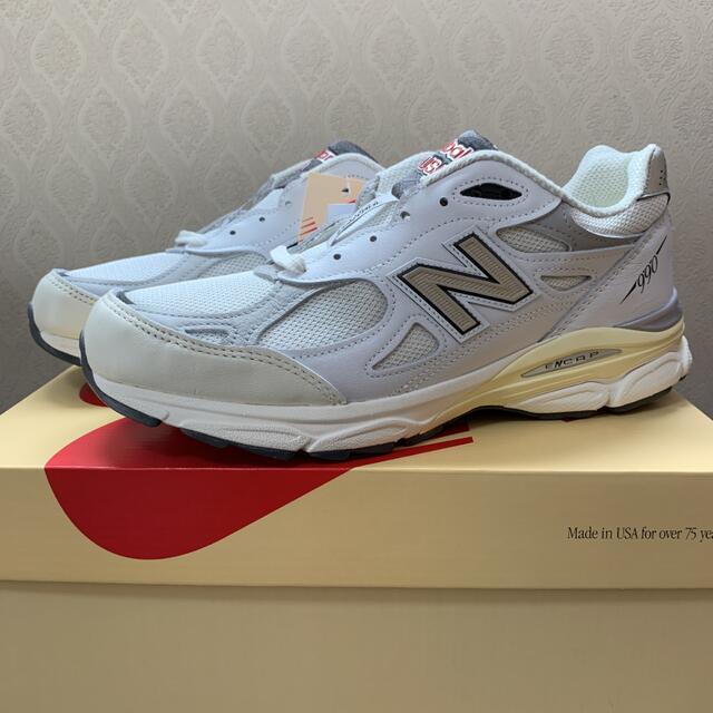 メンズM990AL3  Sea Salt/Rain Cloud new balance