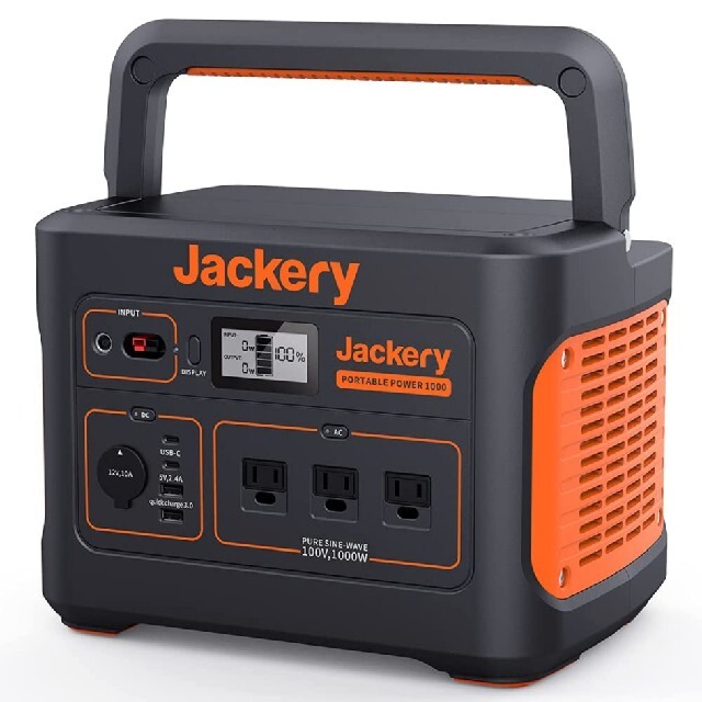 【新品未使用】Jackery ポータブル電源1000 バッテリー 大容量