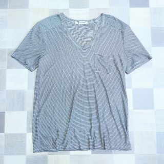 アレキサンダーワン(Alexander Wang)のT by ALEXANDER WANG レーヨン ブレンド Uネック Tシャツ(Tシャツ/カットソー(半袖/袖なし))