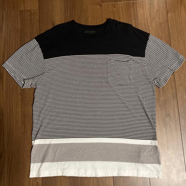 Prada ボーダーtシャツ L 胸ポケット メンズ 白黒 ブラック バイカラー Www Laphakhabar Com Prada ボーダーtシャツ L 胸ポケット メンズ 白黒 ブラック バイカラー Www Laphakhabar Com