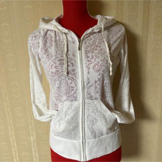 ジップ　パーカー　ペイズリー　バンダナ柄　zip hooded サマー(パーカー)