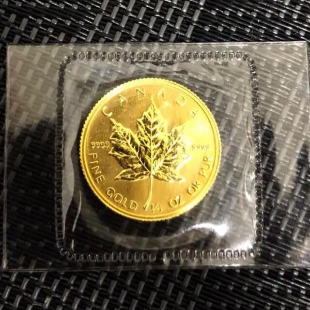 メイプルリーフ金貨1/4oz