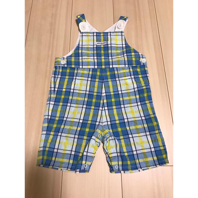 BeBe(ベベ)のbebe reduction オーバーオール　90  キッズ/ベビー/マタニティのキッズ服男の子用(90cm~)(パンツ/スパッツ)の商品写真