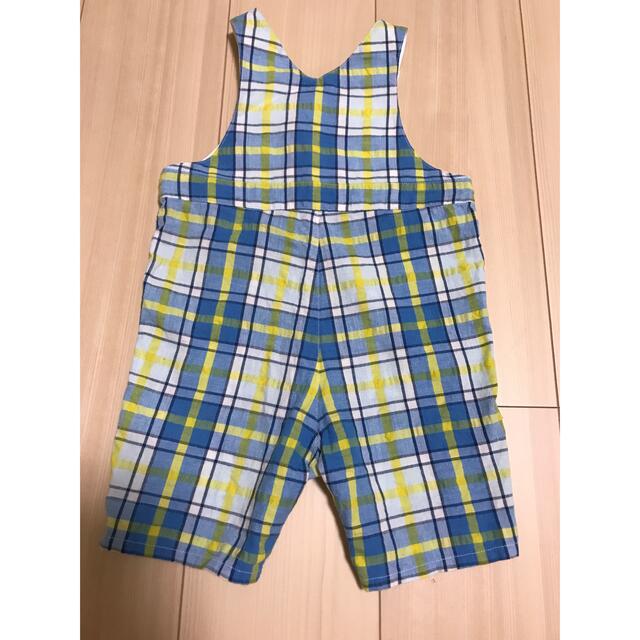 BeBe(ベベ)のbebe reduction オーバーオール　90  キッズ/ベビー/マタニティのキッズ服男の子用(90cm~)(パンツ/スパッツ)の商品写真