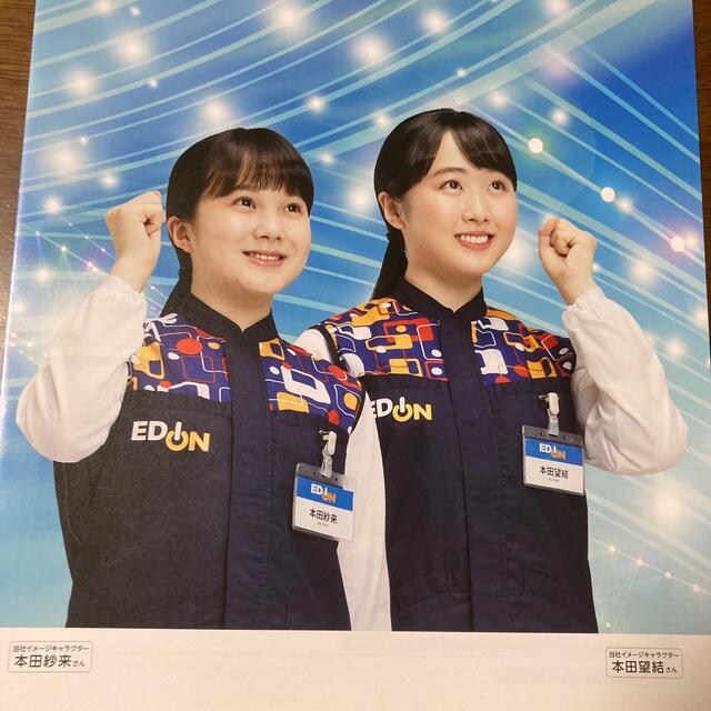 本田望結 本田紗来 エディオン パンフレット エンタメ/ホビーのタレントグッズ(女性タレント)の商品写真