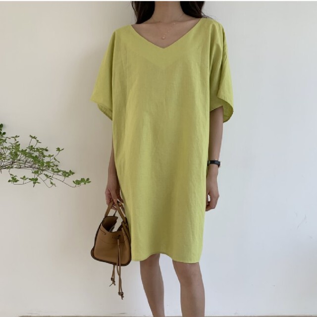 バースデーバッシュ　V ネック SUMMER LINEN OP 2