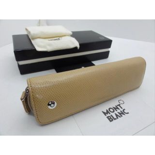 モンブラン(MONTBLANC)の未使用保管品★完売！入手困難品ヴェルベット・ベージュ★本革製ボエム★モンブラン(ペン/マーカー)