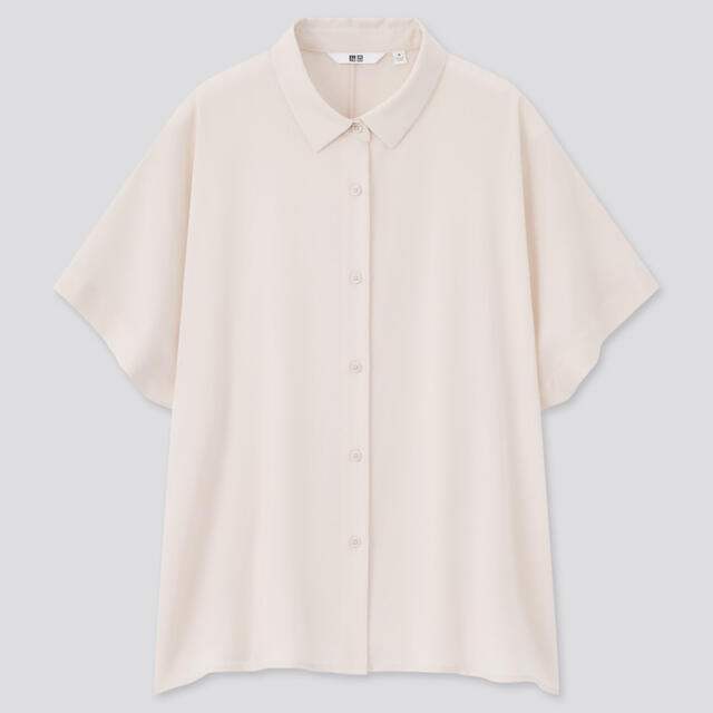 UNIQLO(ユニクロ)のユニクロ レーヨンブラウス XL レディースのトップス(シャツ/ブラウス(長袖/七分))の商品写真