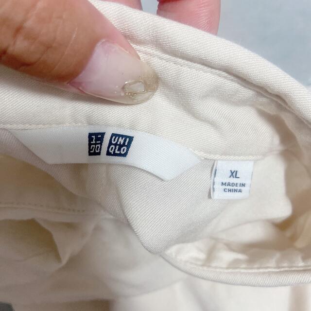 UNIQLO(ユニクロ)のユニクロ レーヨンブラウス XL レディースのトップス(シャツ/ブラウス(長袖/七分))の商品写真