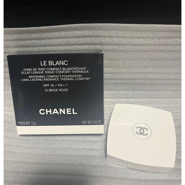 CHANEL(シャネル)のシャネル　ル ブラン コンパクト ラディアンス 12ベージュロゼ コスメ/美容のベースメイク/化粧品(ファンデーション)の商品写真