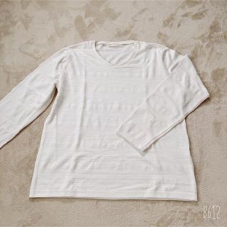 バックナンバー(BACK NUMBER)のカットソー ロンＴ ホワイト メンズ(Tシャツ/カットソー(七分/長袖))