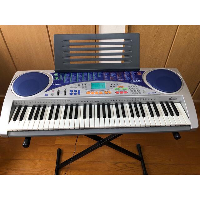 【美品】カシオ 光ナビゲーション キーボード LK-57CASIO