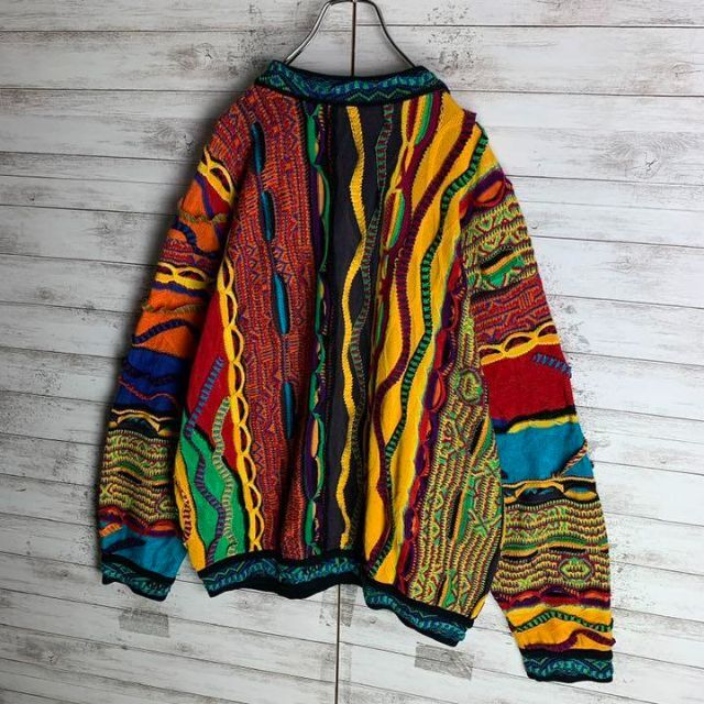 COOGI - 【超希少デザイン】クージー☆立体3D編み総柄ニット 即完売 入手困難 美品の通販 by 古着屋しぇぼ｜クージーならラクマ