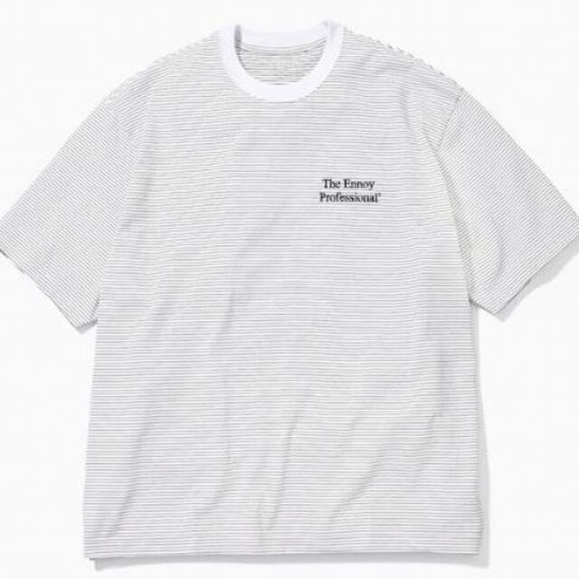 ENNOY S/S Border T-Shirt (WHITE × BLACK) ENNOY S/S Border T-Shirt (WHITE × BLACK)