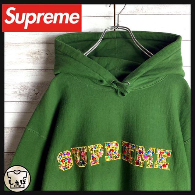 されました Supreme - supreme ビックロゴパーカー サイズMの通販 by