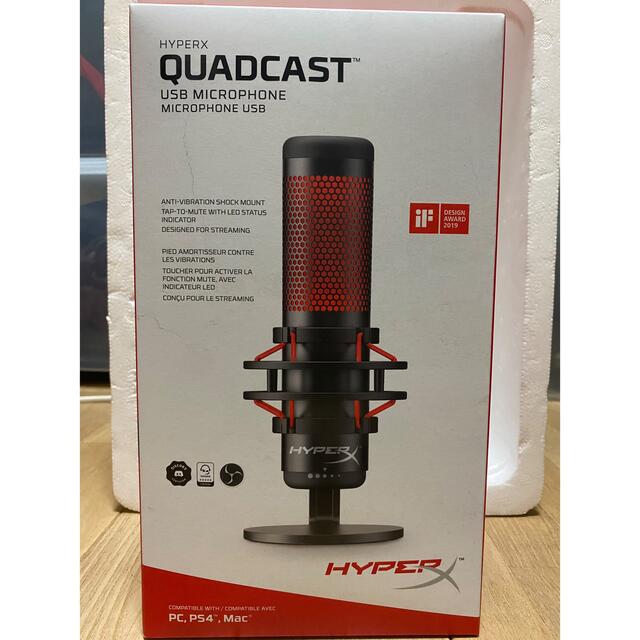 新品未開封 HyperX QuadCast スタンドアロンマイク