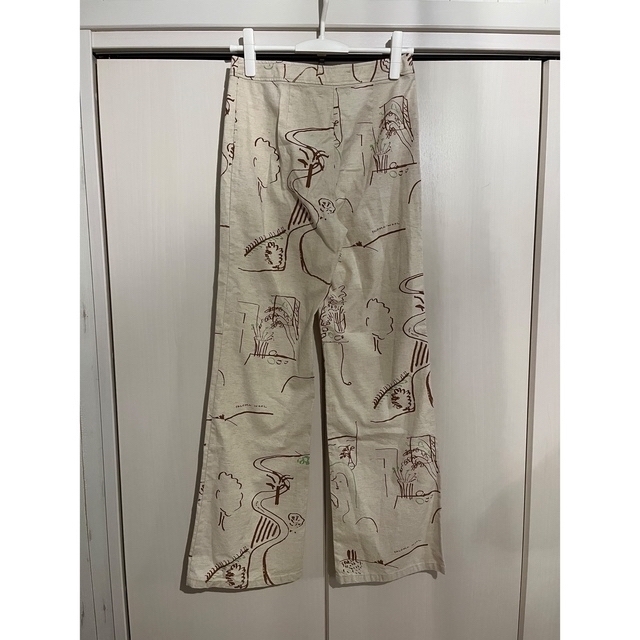 UNITED ARROWS(ユナイテッドアローズ)のpaloma wool print pants s size レディースのパンツ(カジュアルパンツ)の商品写真