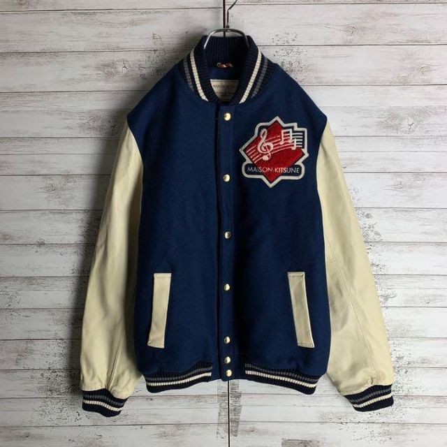 【即完売モデル】メゾンキツネ☆パイルロゴ入手困難スタジアム