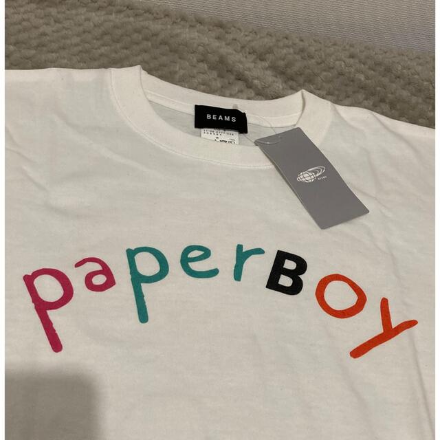 BEAMS(ビームス)の新品　Mサイズ　beams paperboy 初回コラボTシャツ メンズのトップス(Tシャツ/カットソー(半袖/袖なし))の商品写真