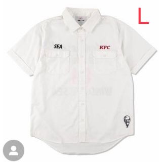 ウィンダンシー(WIND AND SEA)のWIND AND SEA × KFC WORK SHIRT Lサイズ White(シャツ)