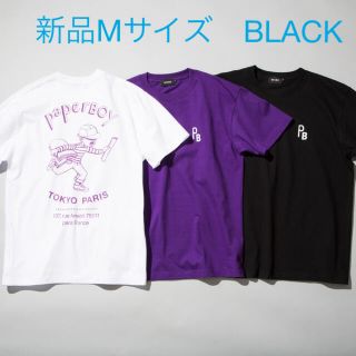 ビームス(BEAMS)の新品　Mサイズ　BEAMS paper boy POPUP BLACK(Tシャツ/カットソー(半袖/袖なし))