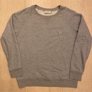 メゾンキツネ(MAISON KITSUNE')の【trend】MAISON KITSUNE ロゴスウェット トレーナー 美品(スウェット)