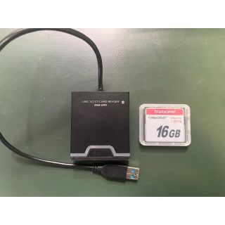 トランセンド(Transcend)のサンワサプライADR-3CFUBK  Transcend TS16GCF170(PC周辺機器)