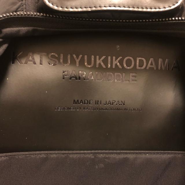 カツユキコダマ リュックサック美品 - 黒 | sweatreno.com